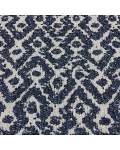 Braddock Navy fabric for American-made furniture from The Stated Home