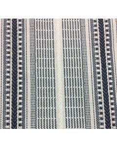 Farmhouse Indigo fabric for American-made furniture from The Stated Home