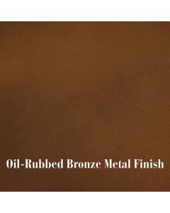 OIl-Rubbed Bronze metal finish for American-made furniture at The Stated Home
