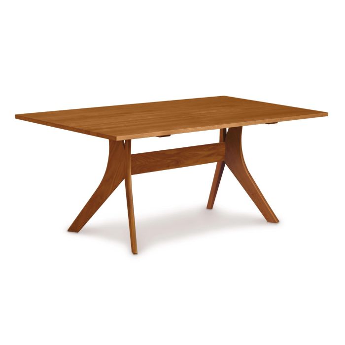 Audrey Rectangle Trestle Table, Extension or Fixed Top
