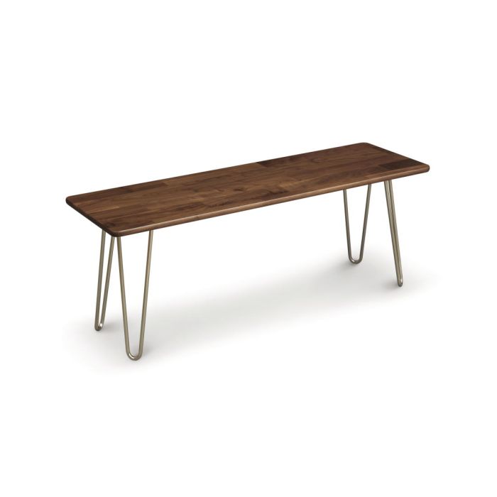 Essentials Bench, Hairpin or Wood Legs