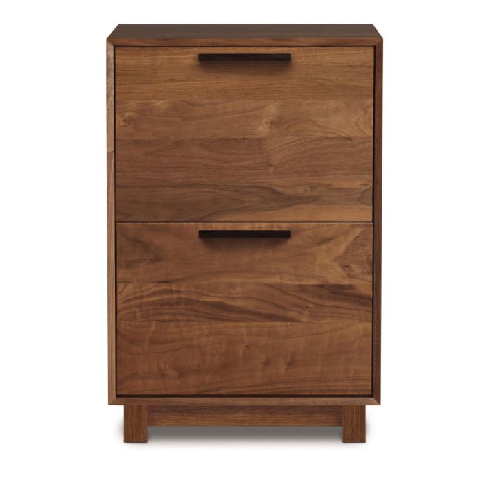 Linear Narrow File Credenza, Stationary or Rolling
