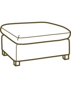 American-made Louisville Ottoman, available at The Stated Home