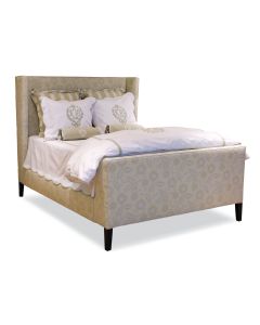 Ellicott Bed in Custom Fabric, available at The Stated Home