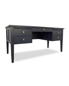 American-made Davis Desk in River Rock Painted Finish, available at The Stated Home