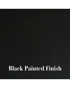 Black Painted Wood Sample