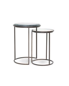 American-made Cary Nesting Tables, available at The Stated Home