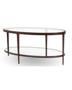 American-made Eden Oval Cocktail Table, available at The Stated Home