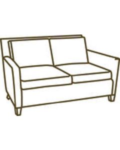 St. Paul Loveseat, available at The Stated Home