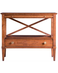 American-made Brooke Open Nightstand / End Table, available at The Stated Home