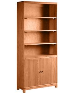 American-made Albans Bookcase with Doors, available at The Stated Home