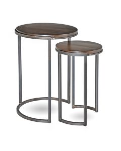 American-made Tabor Nesting Tables, available at The Stated Home