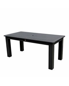 American-made Arnold Outdoor Rectangle Dining Table in Black, available at The Stated Home
