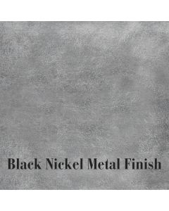 Black Nickel metal finish for American-made furniture at The Stated Home