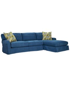American-made Nantucket Chaise Sectional, available at The Stated Home