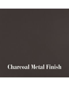 Charcoal metal finish for American-made furniture at The Stated Home