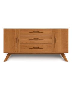 American-made Audrey Credenza, Drawers in Center, available at The Stated Home