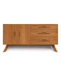 American-made Audrey Credenza, Left or Right Doors, available at The Stated Home