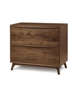 American-made Catalina Two Drawer Wide File Credenza, available at The Stated Home