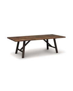 American furniture Copeland Farmhouse trestle table in walnut