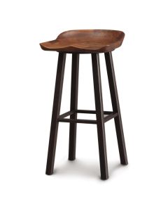 American furniture Copeland Farmhouse walnut and ash stool available at The Stated Home