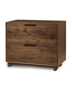 American furniture Copeland Linear Walnut 2-Drawer File Credenza 