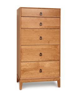 American furniture Copeland Mansfield 5-Drawer Narrow Cherry Dresser