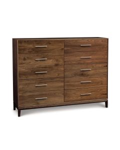 American furniture Copeland Mansfield 10-Drawer Walnut Dresser