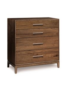 American furniture Copeland Mansfield 4-Drawer Dresser in walnut