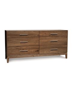 American furniture Copeland Mansfield 6-Drawer Ling Walnut Dresser