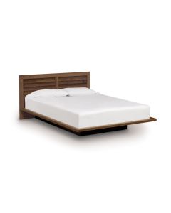 American-made Moduluxe Walnut Clapboard Platform Bed, available at The Stated Home