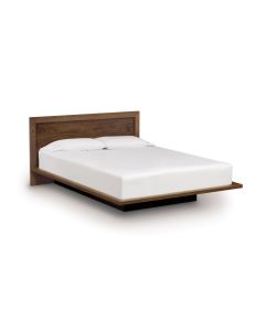 American-made Moduluxe Walnut Panel Platform Bed, available at The Stated Home