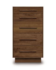 American-made Moduluxe 5-Drawer Narrow Dresser, available at The Stated Home