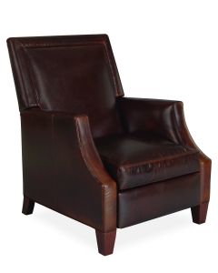 Dallas Recliner Chair in Leather, available at The Stated Home