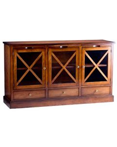 American-made Elkins Server, 3-Door, available at The Stated Home