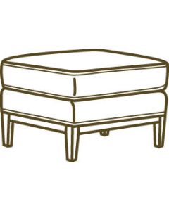 Palm Springs Ottoman, available at The Stated Home