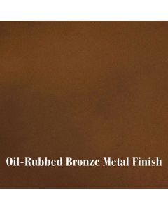 OIl-Rubbed Bronze metal finish for American-made furniture at The Stated Home