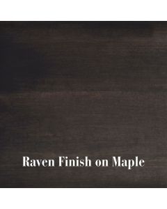 Raven finish for American-made furniture at The Stated Home